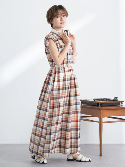 Dress Kotak-kotak - Madri Check Dress