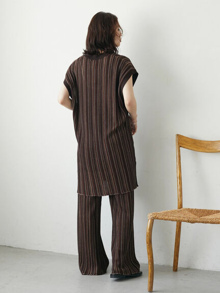 Saka Jacquard knit Stripe Tunic