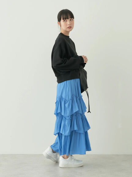 Verme Tiered Volume Skirt