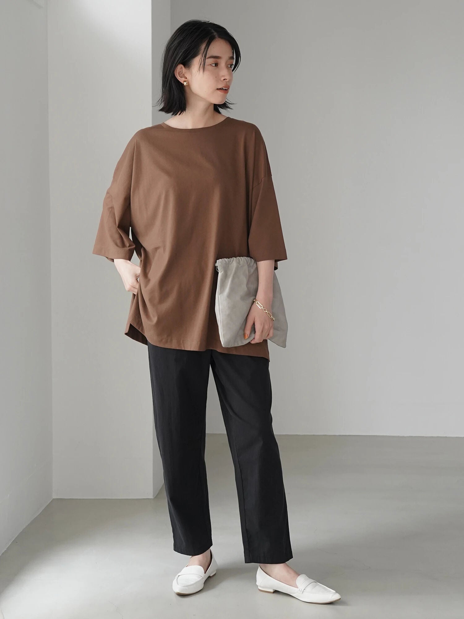 Julie Side Slit Tunic Blouse