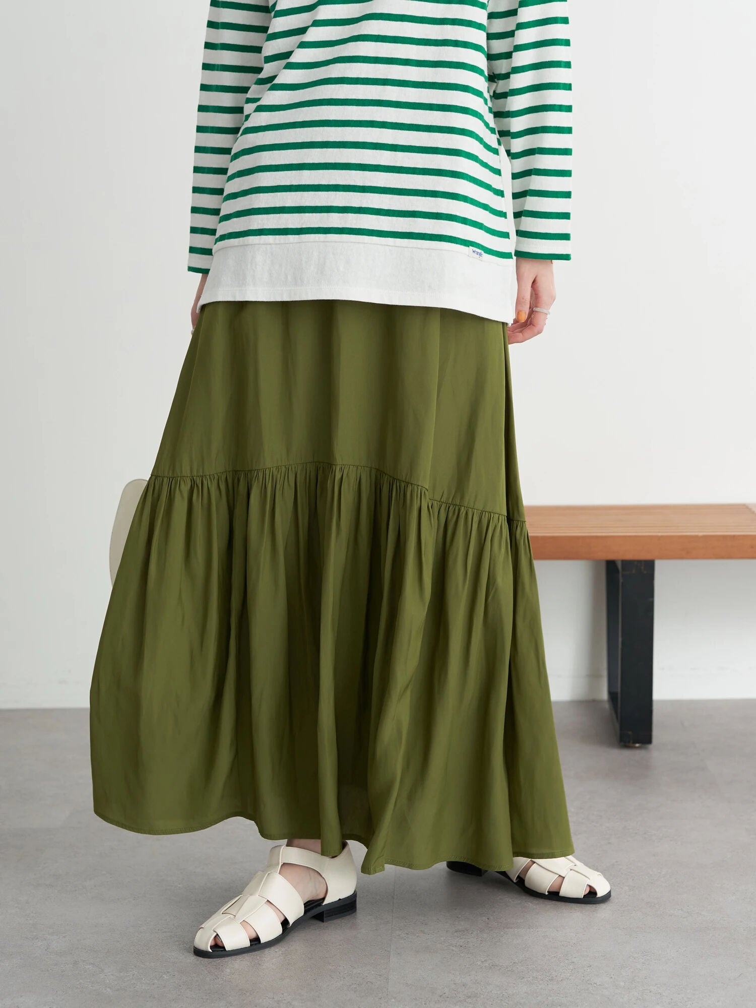 Caca Gathered Volume Skirt