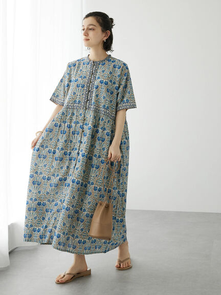 Kaya Cotton Pattern Dress