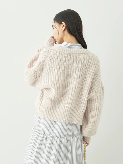 Como Short Knit Cardigan