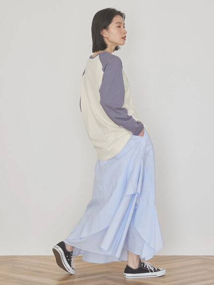 Genbu Ruffled Tiered Skirt