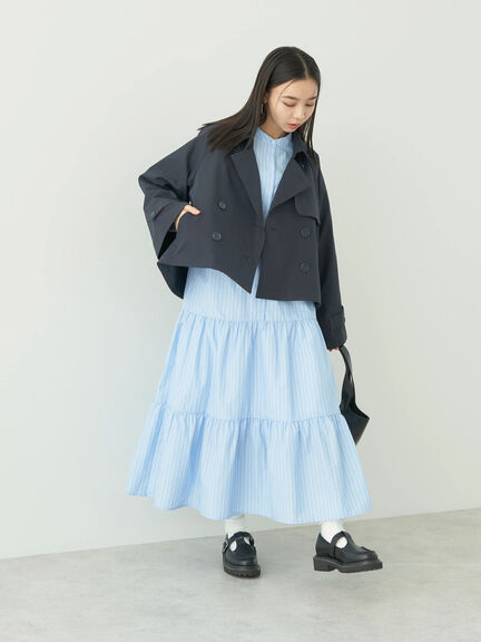 Mabel Short Trench Coat