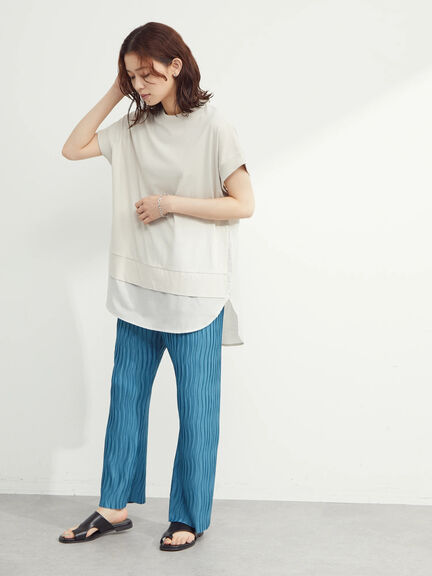 Moca Wavy Pleated Pants