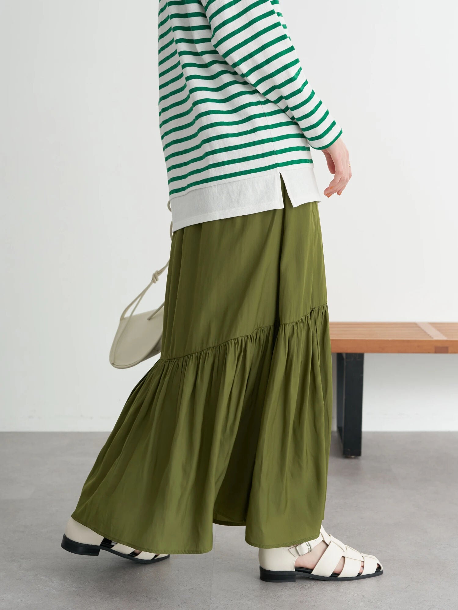 Caca Gathered Volume Skirt