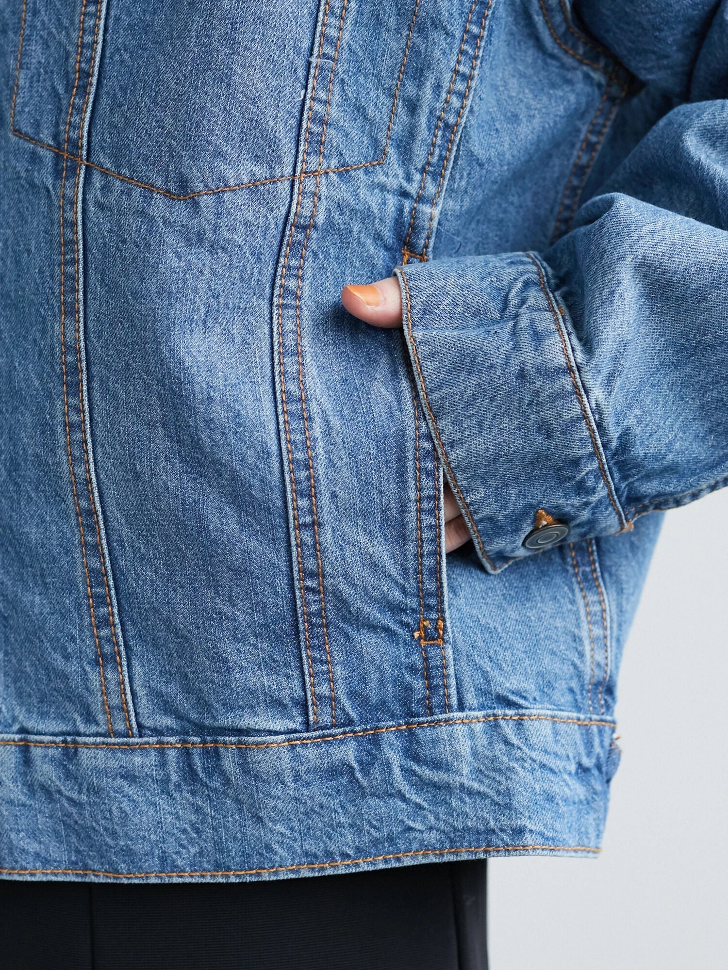 Kurumi Oversized Denim Jacket