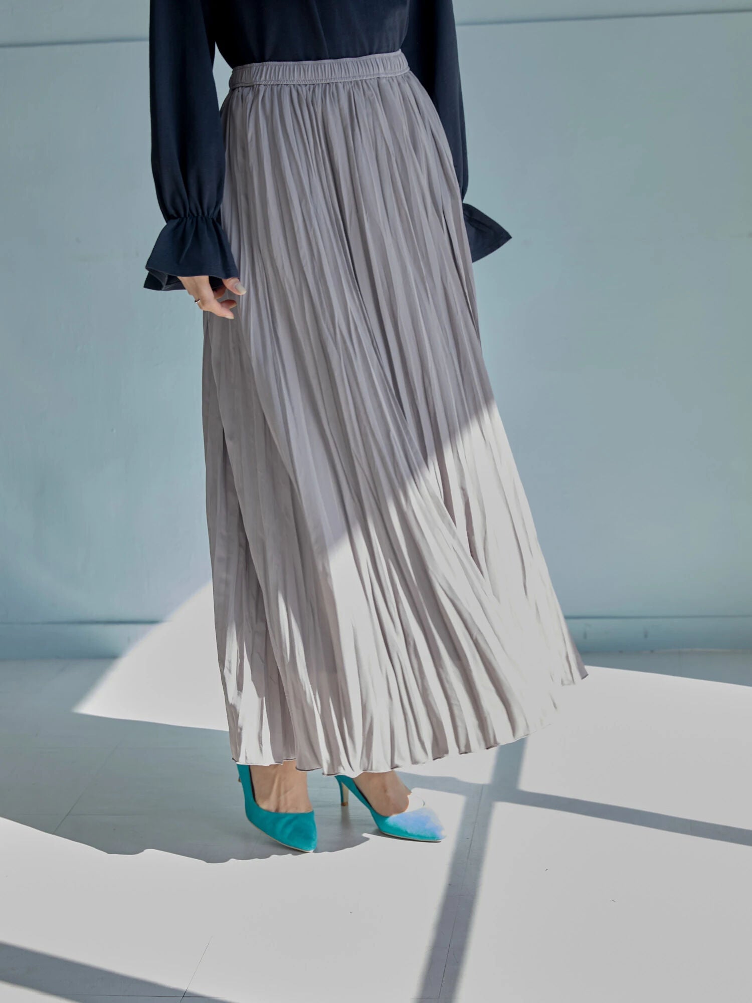 Abey Pleated Skirt