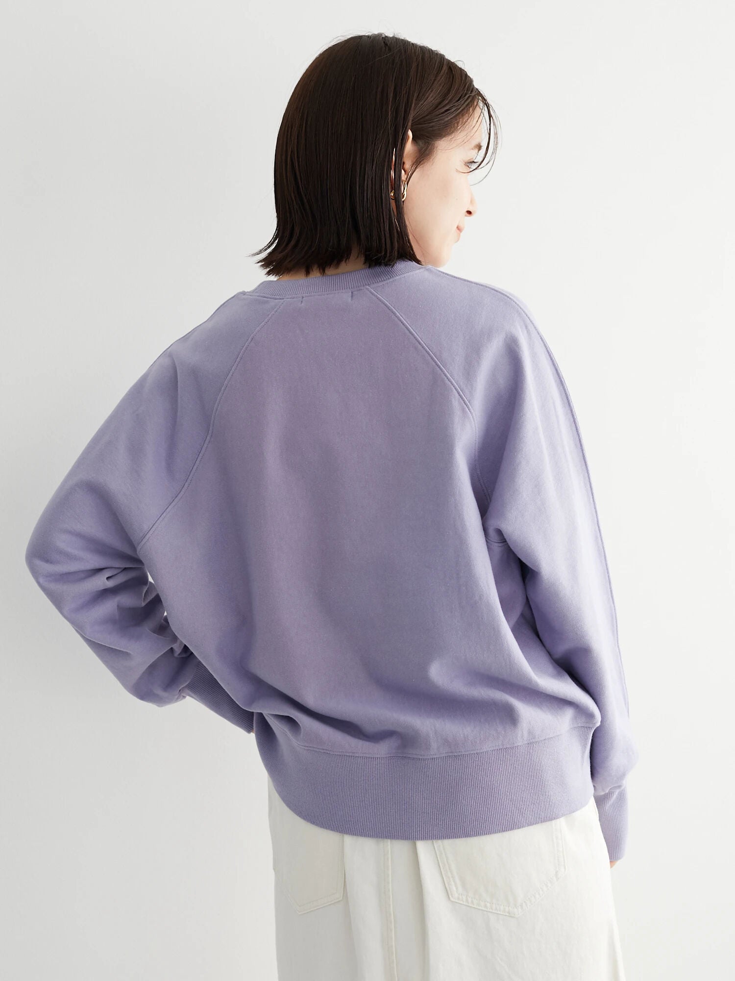 Chou Raglan Short Length Fleece Pullover