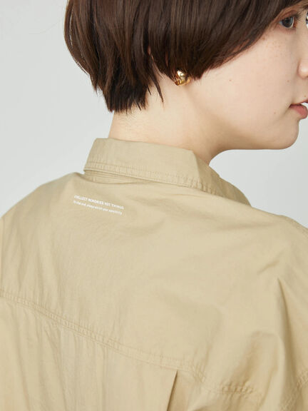 Miyu Back Logo W Pocket Shirt