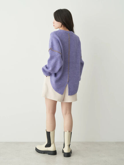 Hegen Color Knit Pullover