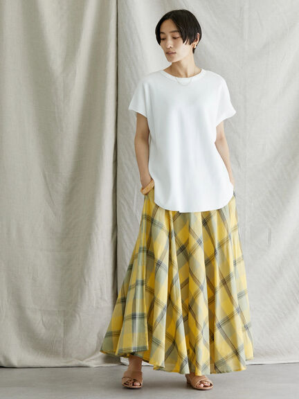 Rok Flare Tarta Check Flare Skirt