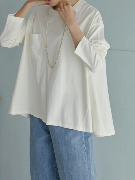 Adsila Back Flared Cut Pullover