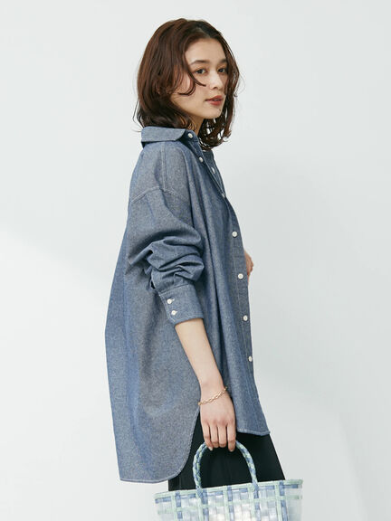 Zemira Chambray Overshirt