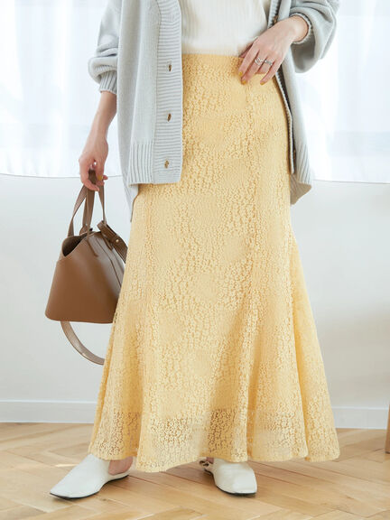 Maretta Switching Mermaid Lace Skirt