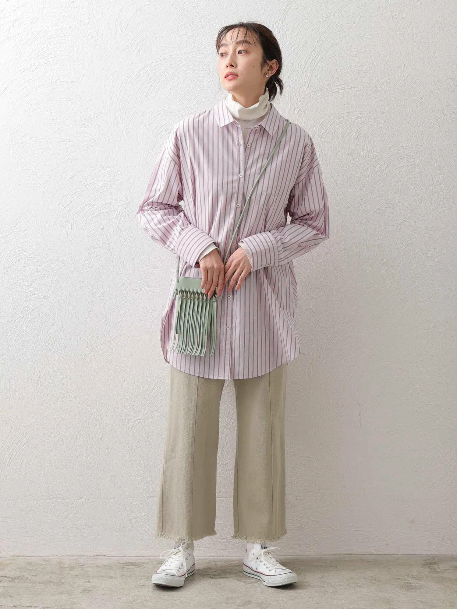 Cadie Striped Big Shirt