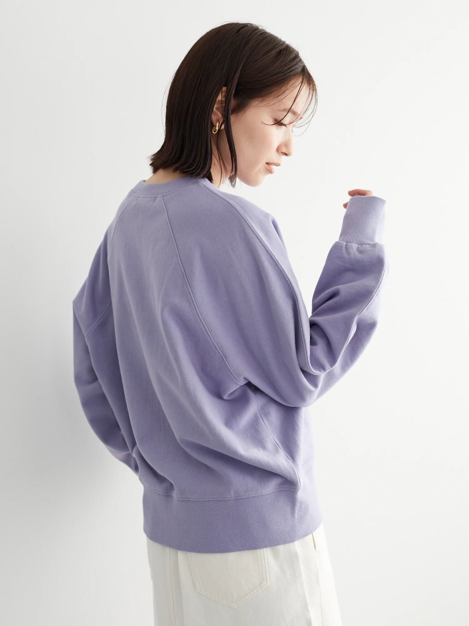 Chou Raglan Short Length Fleece Pullover