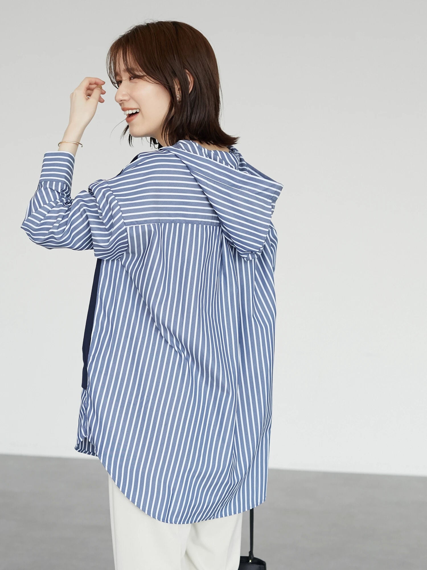 Ailee Hooded Striped Tunic