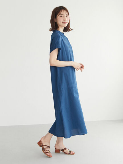 Haina Short sleeve Shirt Dress