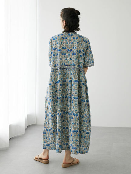 Kaya Cotton Pattern Dress