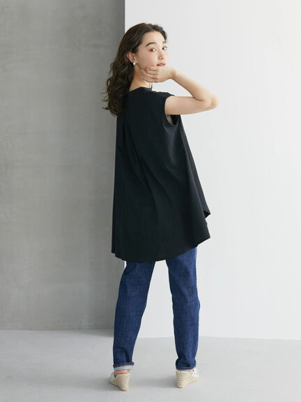 Blouse wanita kekinian Imogen French Sleeve Tunic