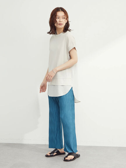 Moca Wavy Pleated Pants