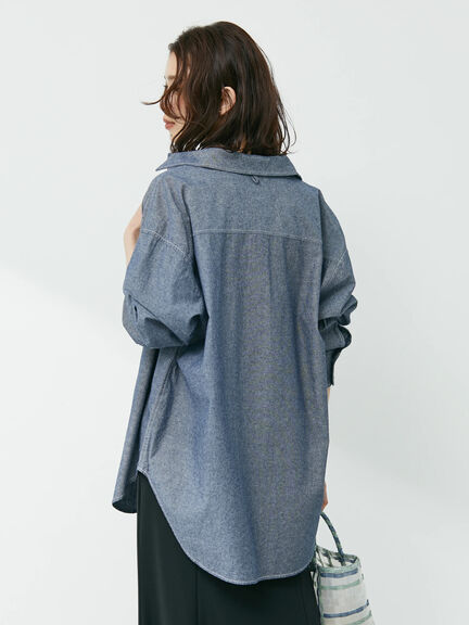 Zemira Chambray Overshirt