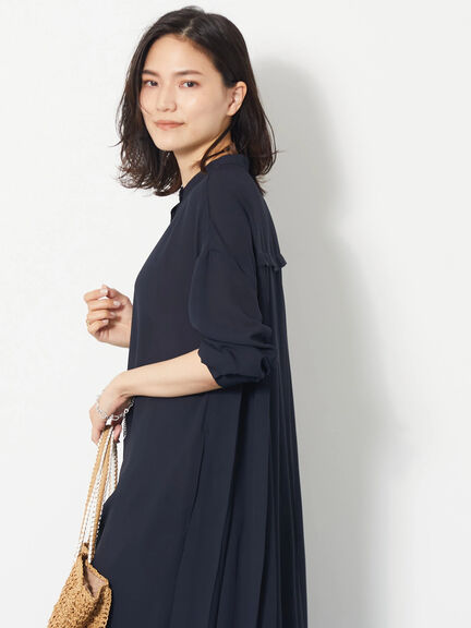 Vilna Back Pleated Dress