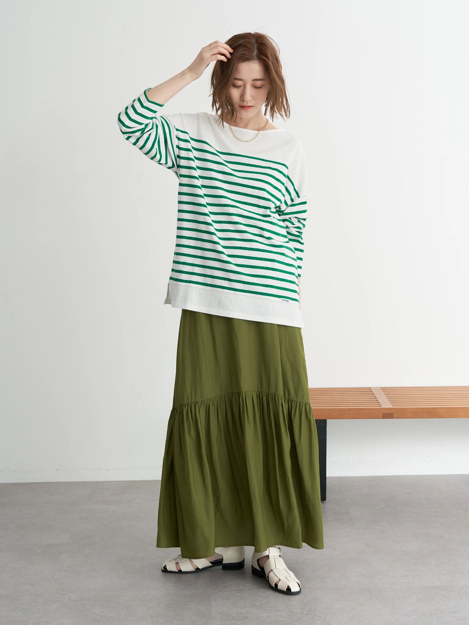 Caca Gathered Volume Skirt