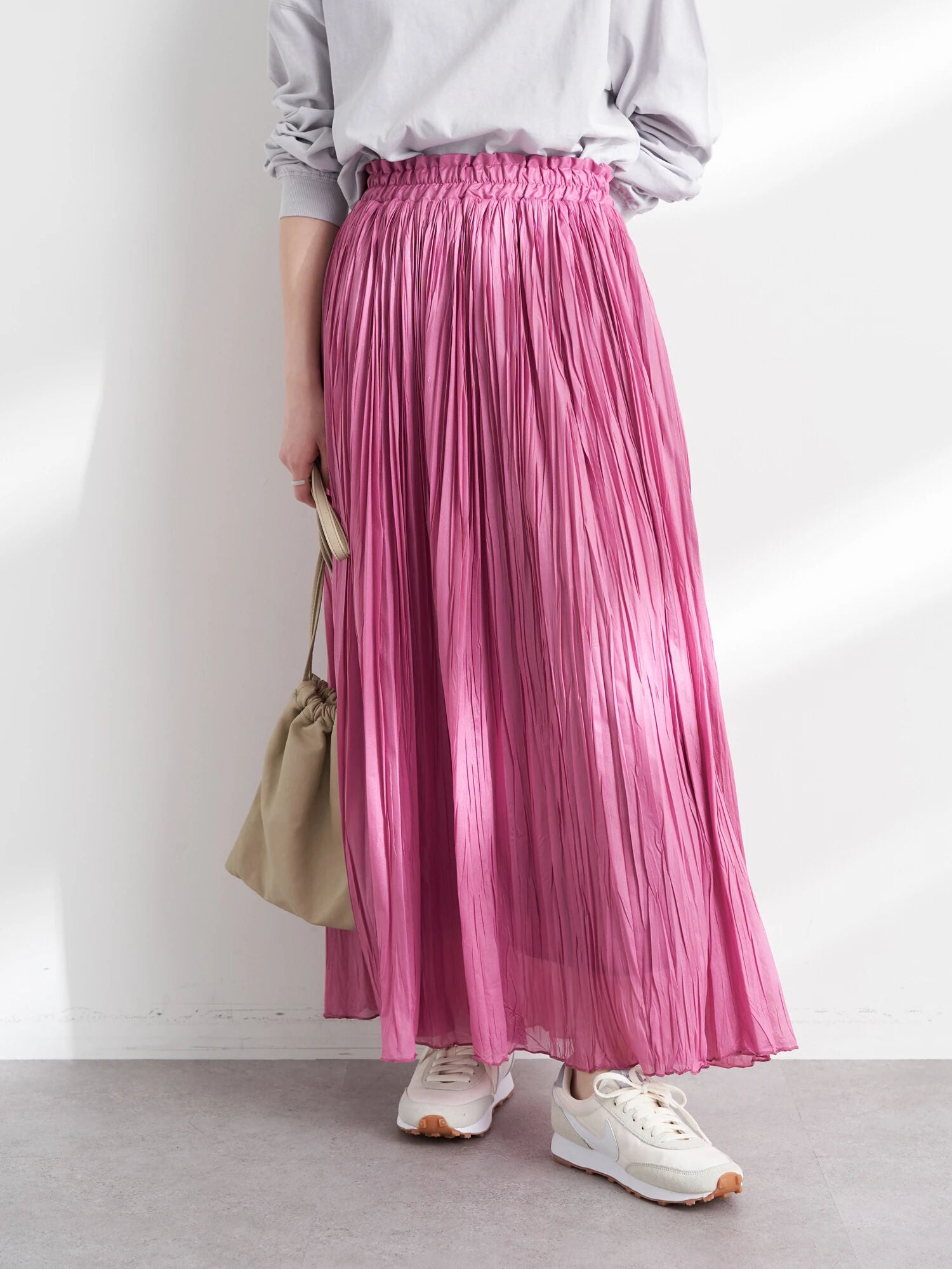 Oba Washer Pleated Skirt