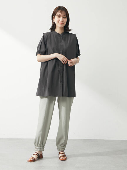 Vincente Front pintuck tunic