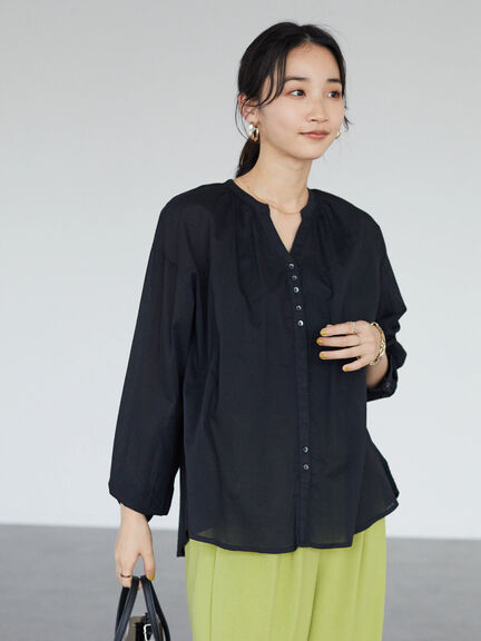 Asagao Gathered Shirt