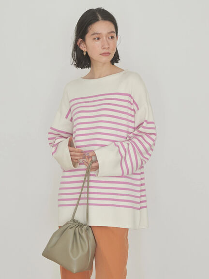 Tunik Rajut Aslan Panel Border Knit Tunic Bobo Tokyo