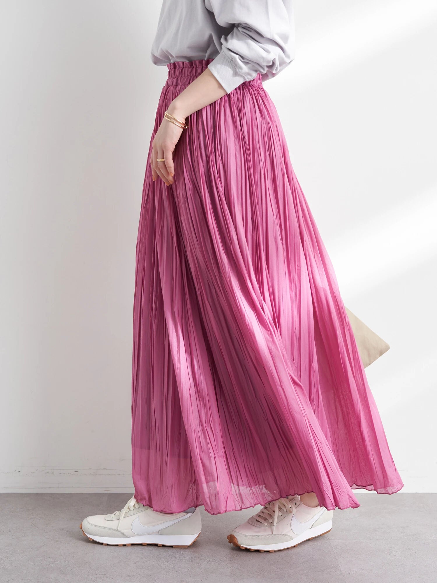 Oba Washer Pleated Skirt