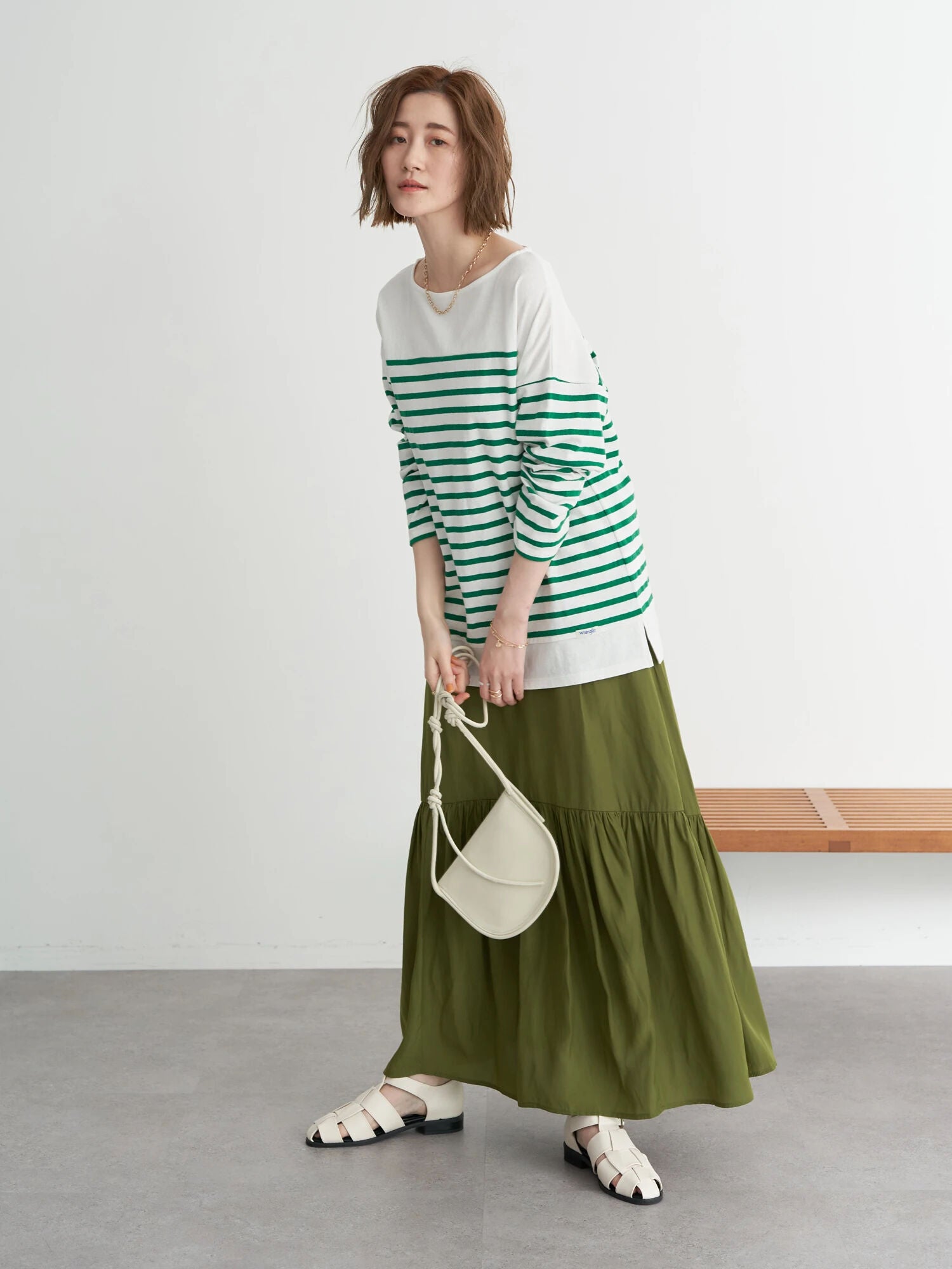 Caca Gathered Volume Skirt