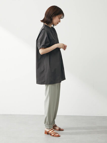 Vincente Front pintuck tunic