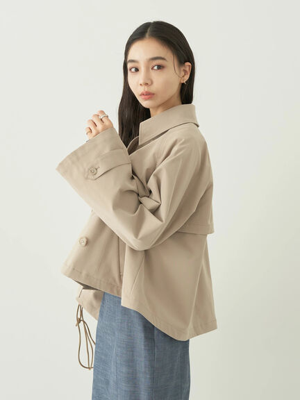 Mabel Short Trench Coat