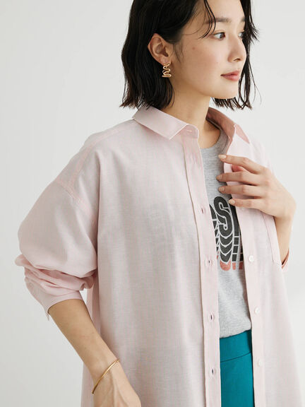 Okado Cotton Linen Oversized Shirt