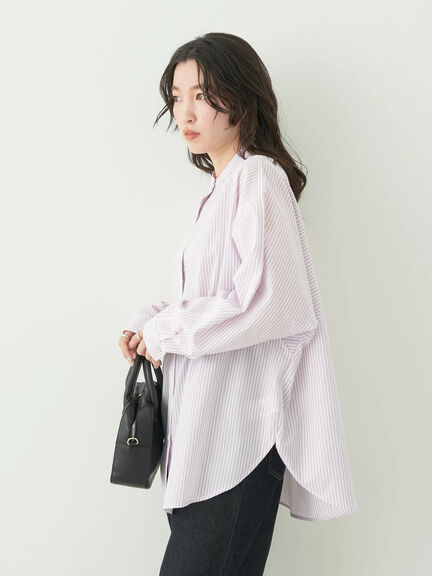 Toiyama Dolman Striped Shirt