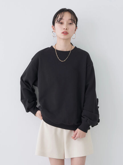 Satsuko Ruffle Sleeve Pullover