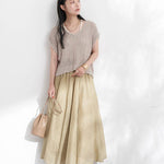 Rok flare Ferris Cotton Lace Flare Skirt