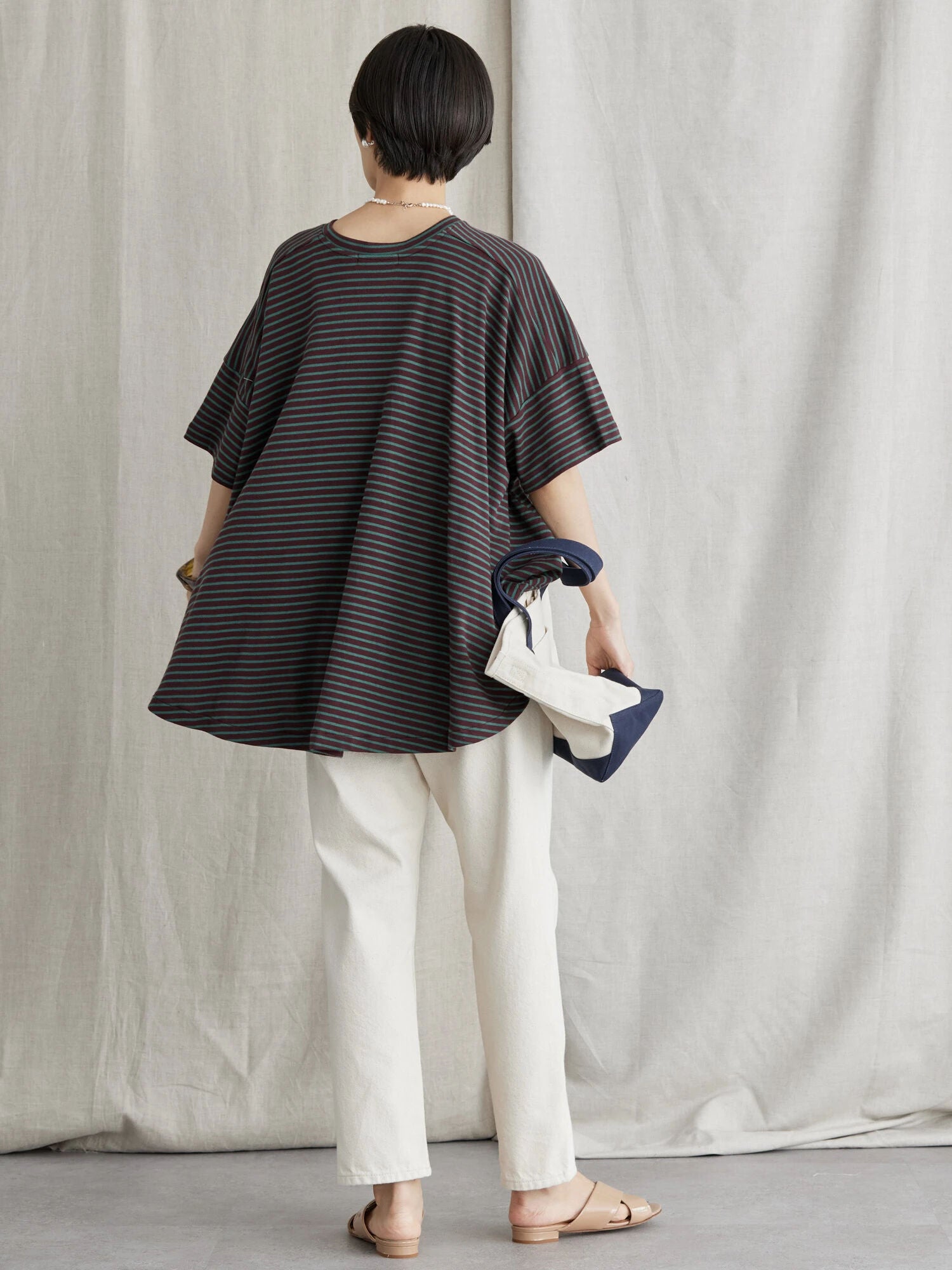 Bolsena Backflare Border Pullover