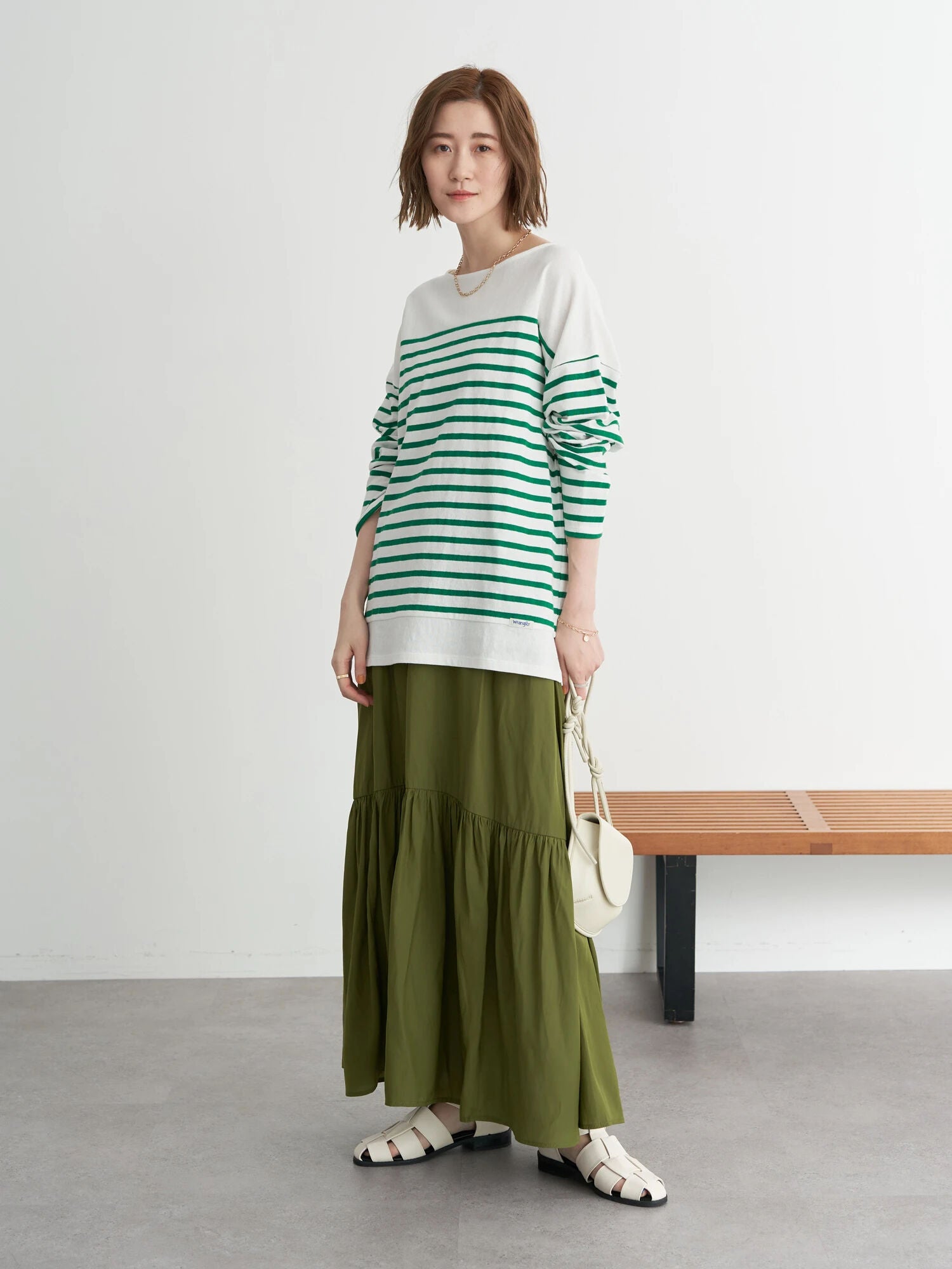 Caca Gathered Volume Skirt