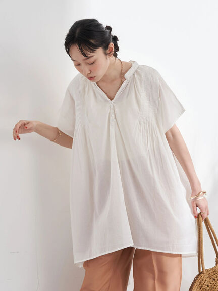 Tunik blouse Pintuck Skipper