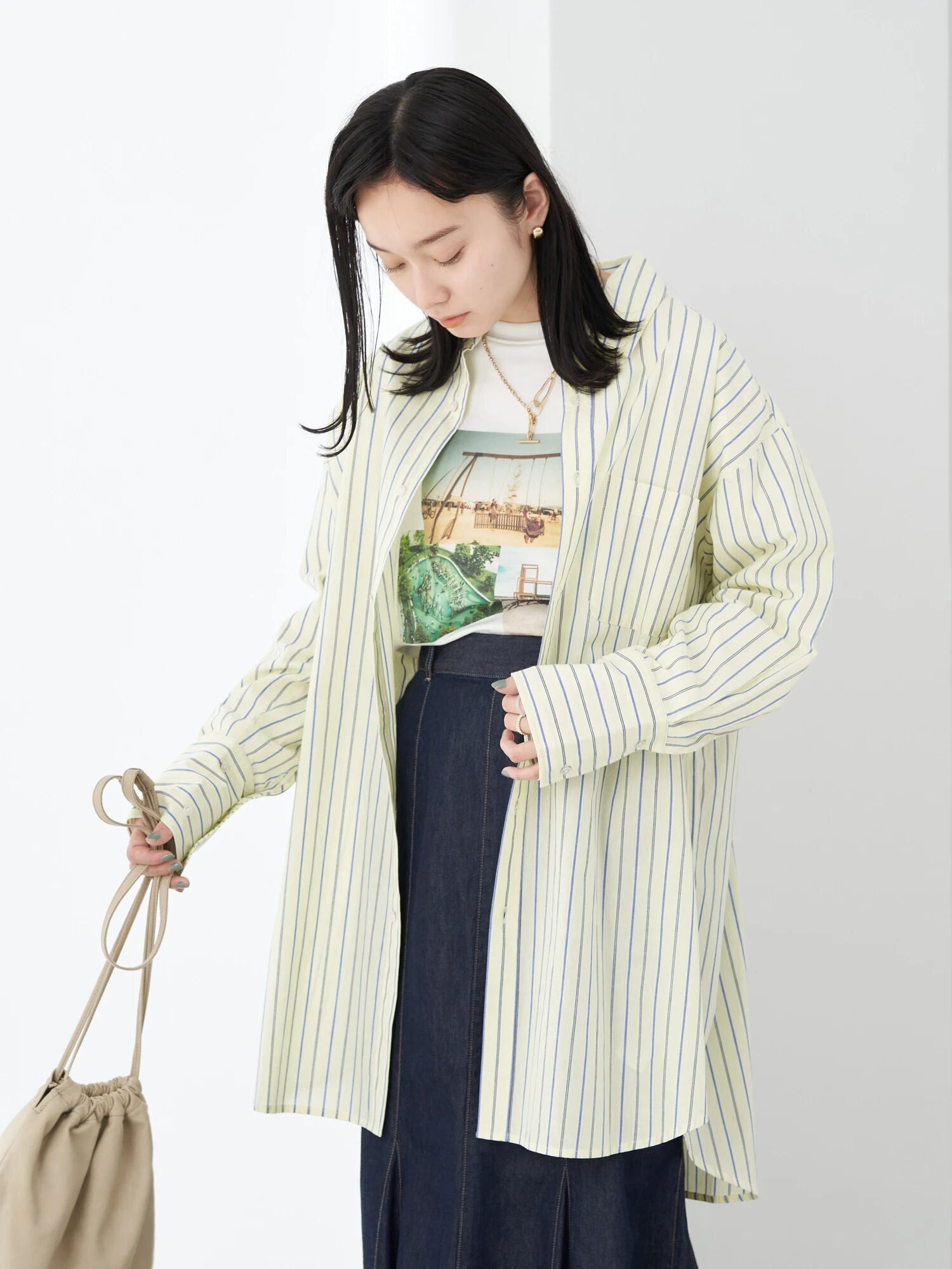 Amity Striped Overshirt