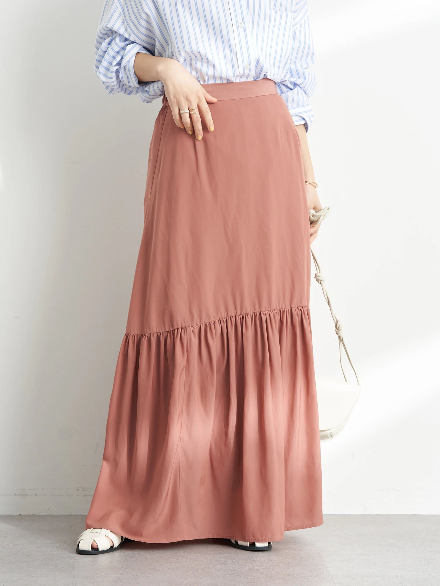 Caca Gathered Volume Skirt