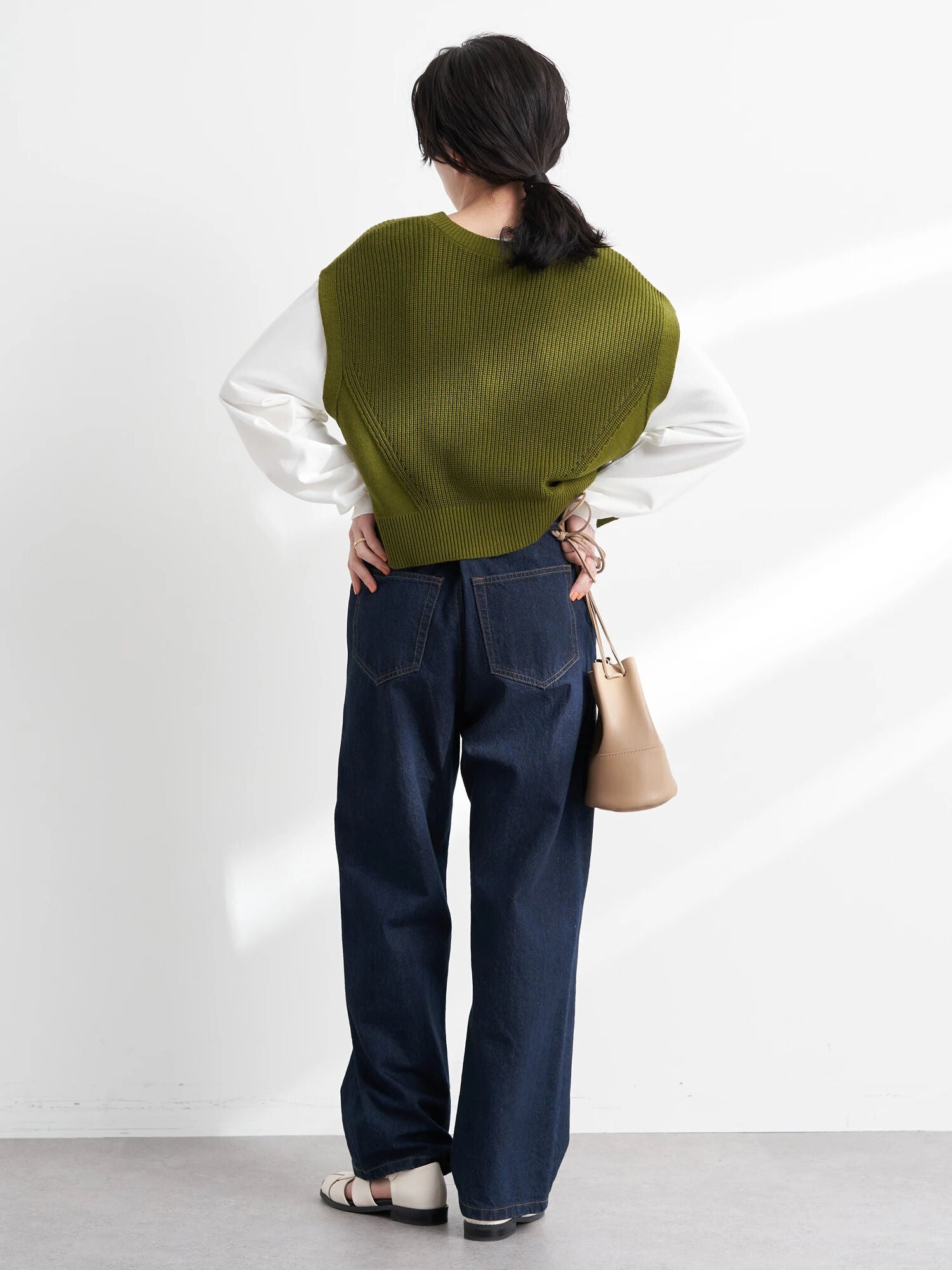 Makiko 2way knit vest