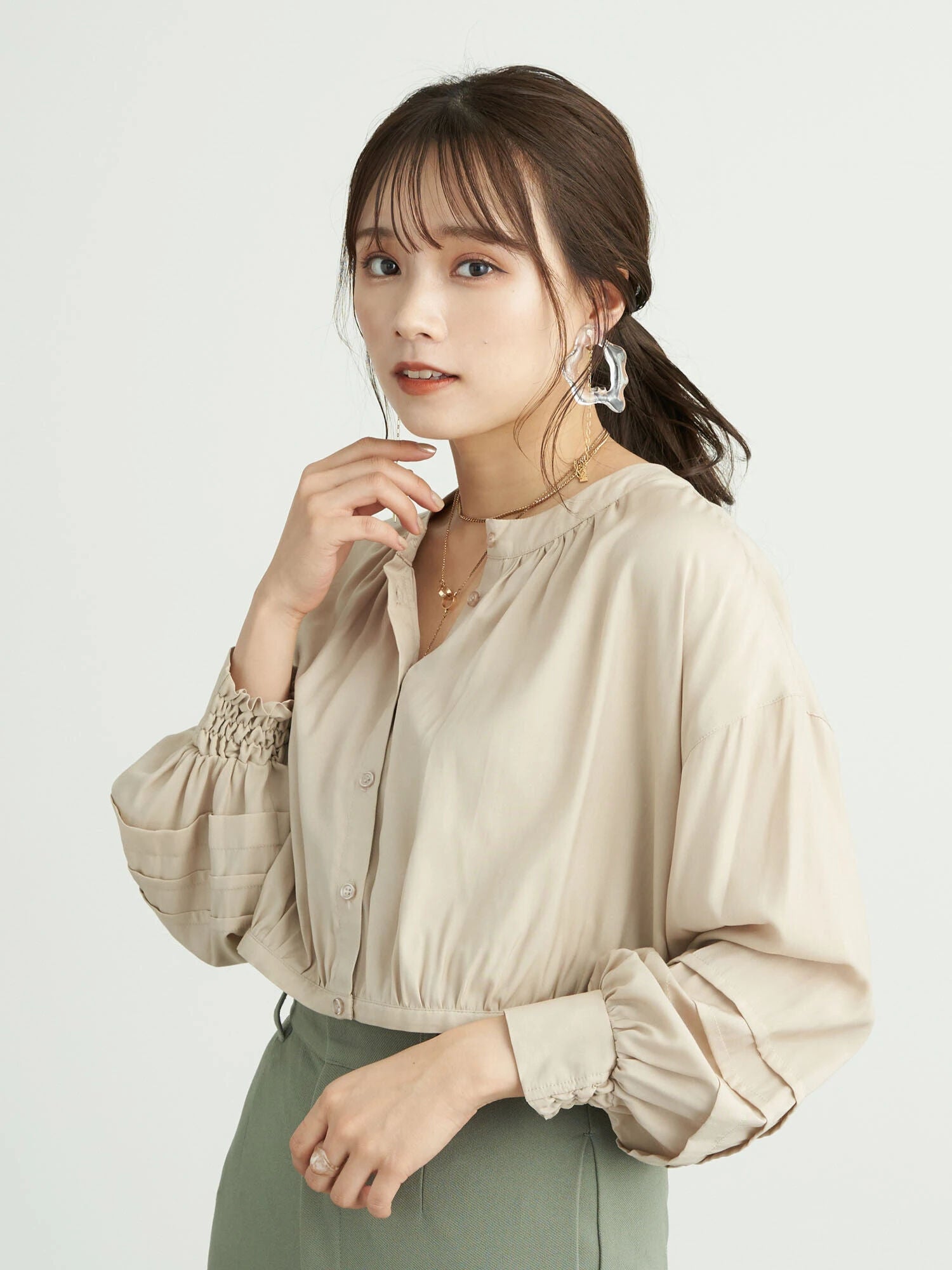 Cody 2WAY Short Length Blouse