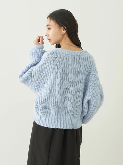 Como Short Knit Cardigan